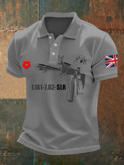 Men's British Remembrance Day polo shirt-2