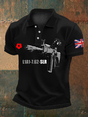 Men's British Remembrance Day polo shirt-1