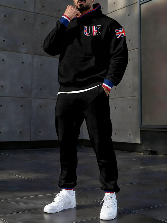 Men's Casual Hoodie And Pants Set