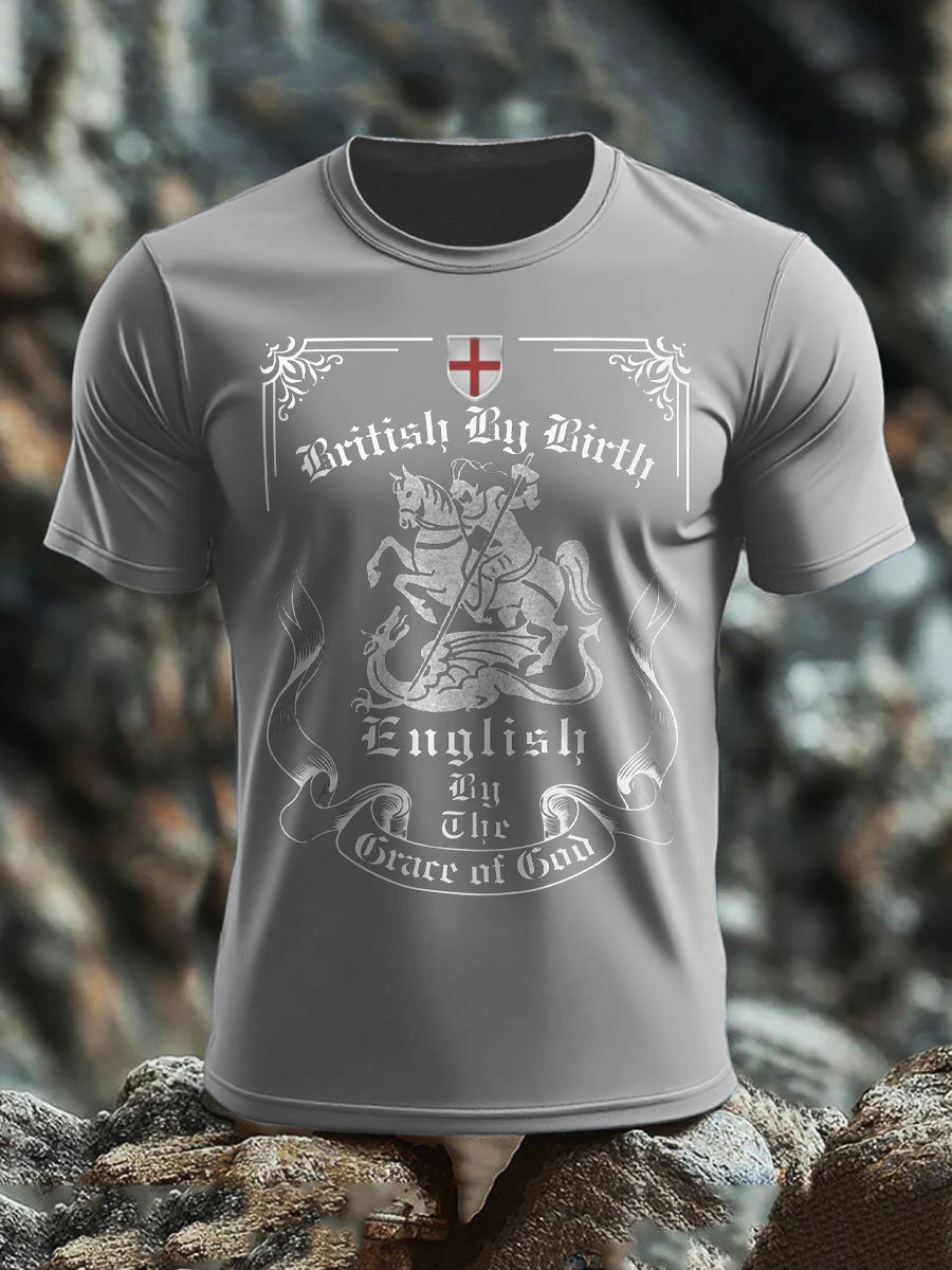 Men's English Proud Printed T-shirt-1