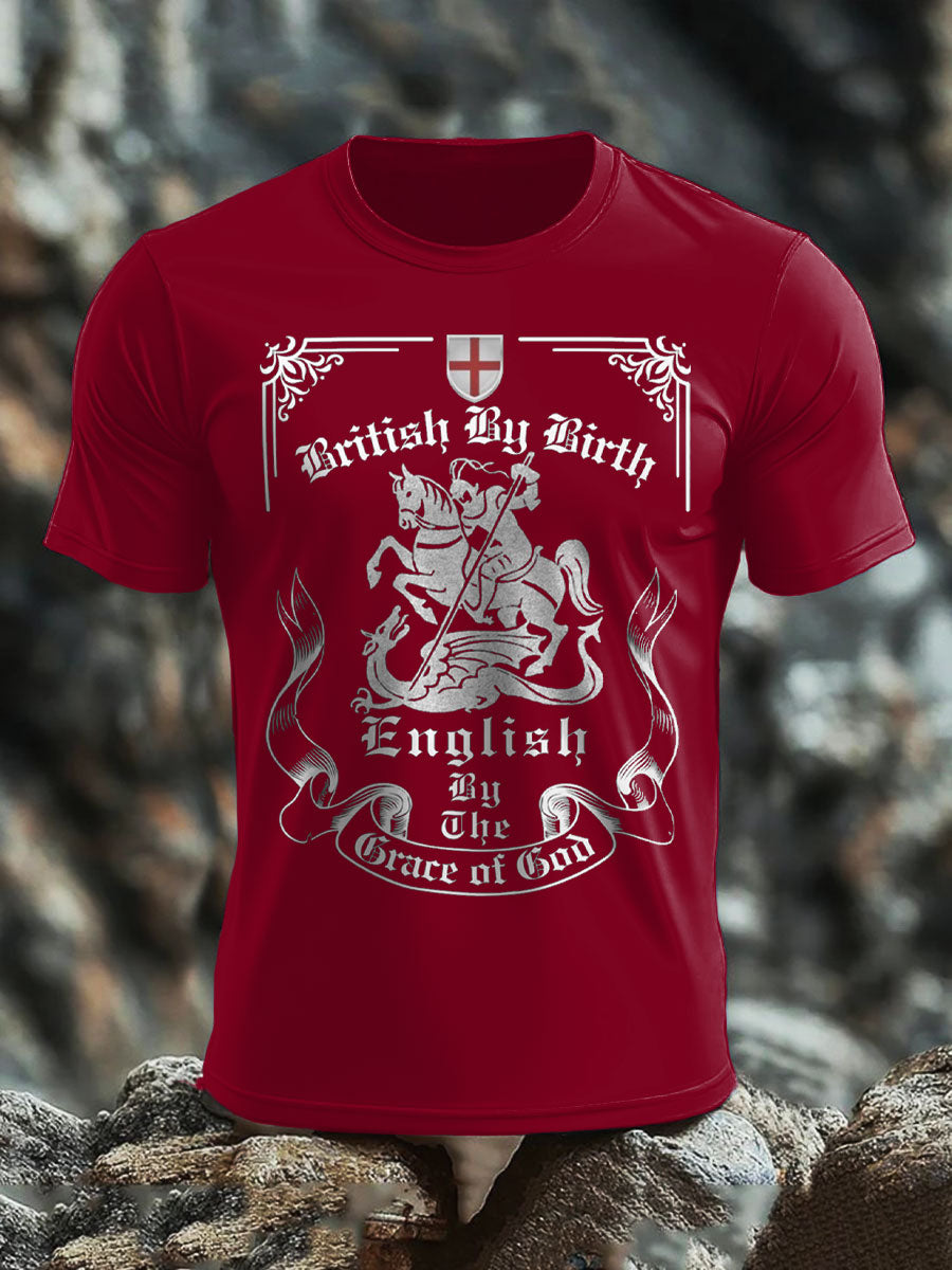 Men's English Proud Printed T-shirt-3