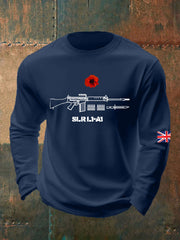Men's British Remembrance Day Crew Neck Sweatshirt-2