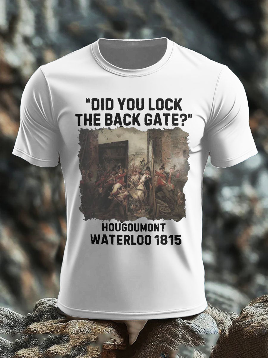 Men's UK History Lover Printed T-shirt-1