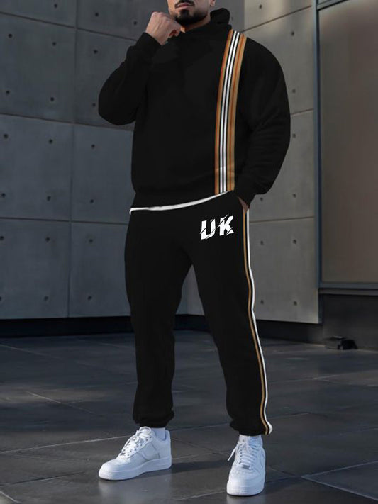 Men's Casual Hoodie And Pants Set