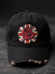 Unisex  British Rose Printed Hat-1