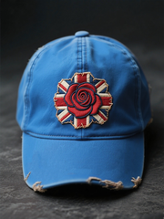 Unisex  British Rose Printed Hat-3