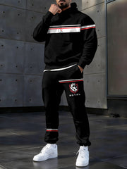 Men's Casual Hoodie And Pants Set-1