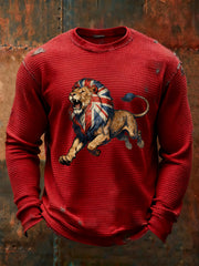 Men's Vintage British Lion Waffle Top