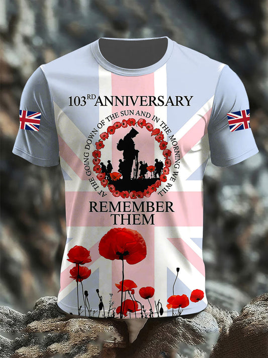 Men's Lest We Forget Short Sleeves T-shirt