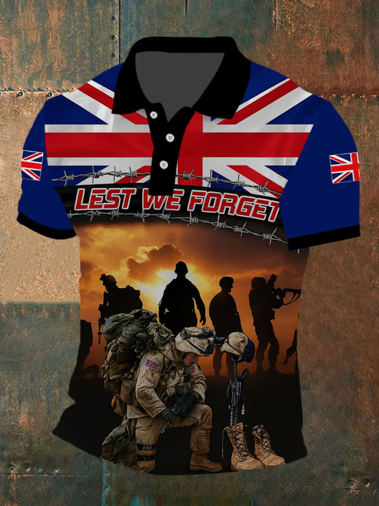 Men's Remembrance Day Lest We Forget Shirt