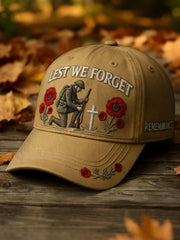 Remembrance Day Lest We Forget Cap-4