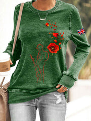 Women's Remembrance Day Lest We Forget Sweatshirt-2
