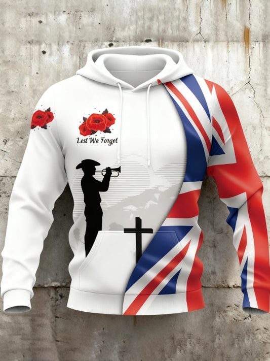 Men's UK Remember who leave and never return 3D Hoodie