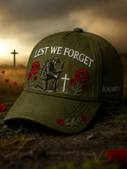 Remembrance Day Lest We Forget Cap-3
