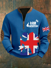 Men's Remembrance Day Lest We Forget Printed Sweatshirt-1