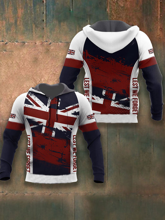 Men's Remembrance Day Lest We Forget Hoodie