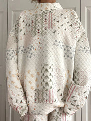 Women's Christmas sweatshirt and long pants sets-3