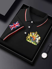 Men's United Kingdom Print Short Sleeve Shirt-1