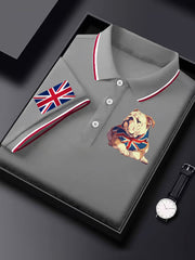 Men's Vintage England Flag Casual Shirt-3