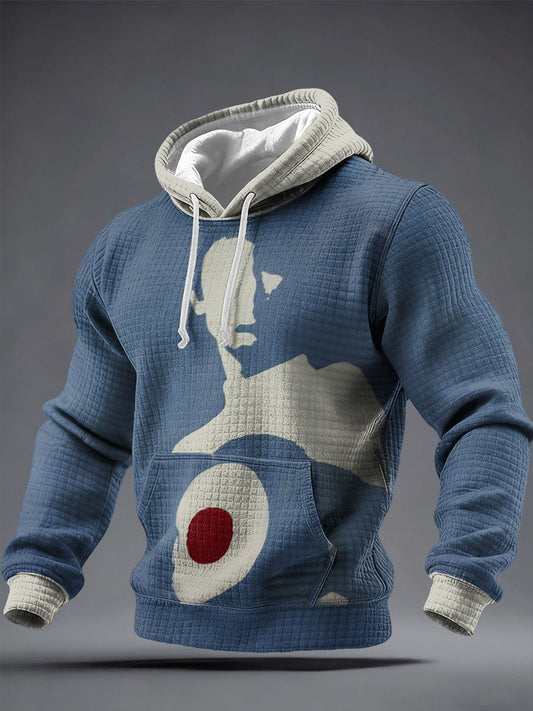 Men's UK Mod Music Lover Printed Hoodie
