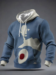 Men's UK Mod Music Lover Printed Hoodie