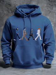 Men's Classic Legendary Rock Band Print Gift For Fans Casual Hoodie