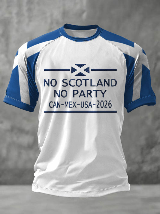 Unisex UK Football Lover Scotland We'll Be Coming 2026 Printed T-shirt
