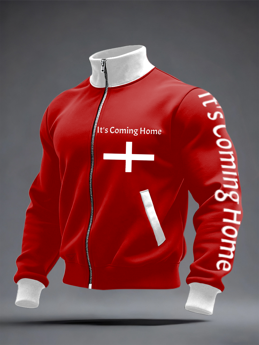 Unisex UK Football Lover England It's Coming Home 2026 Printed top-3