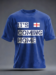 Men's UK Football Lover It’s Coming Home imitation cotton short-sleeved T-shirt-2