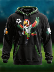 Unisex Ireland Football Lover 2026 Printed Hoodie-2