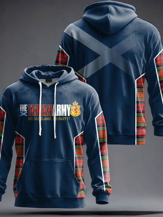 Unisex UK Scotland Football Lover We'll Be Coming 2026 Printed Hoodie