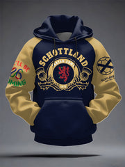 Unisex UK Scotland Football Lover We'll Be Coming 2026 Printed Hoodie