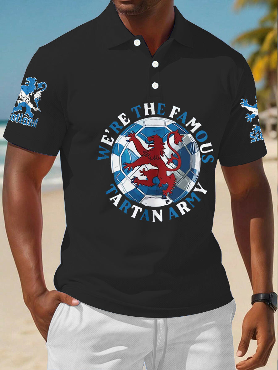 Men's UK Football Lover Scotland polo shirt-1