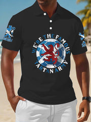 Men's UK Football Lover Scotland polo shirt-1