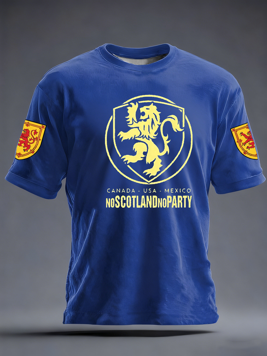 Men's UK Football Lover Scotland short sleeves t-shirt-1