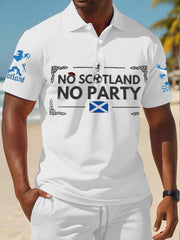 Men's UK Football Lover Scotland polo shirt-2