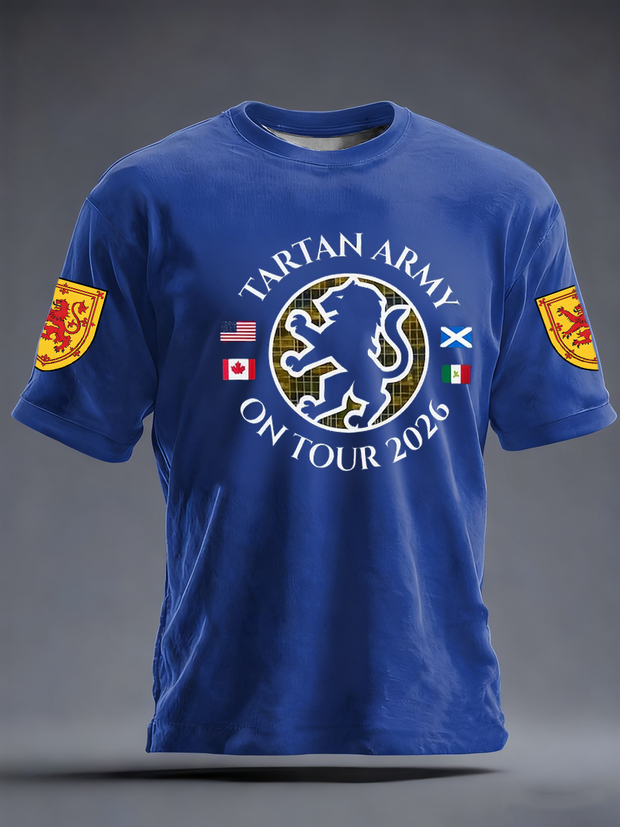 Men's UK Football Lover Scotland short sleeves t-shirt-2