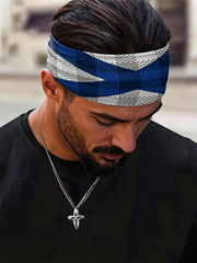Scotland Football Lover Printed Sports Headband-1