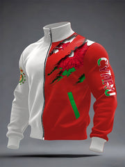 Unisex St David's Day Wales Proud Printed Coat