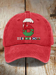 Unisex Wales Rugby Lover CYMRU Print Hat