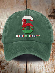 Unisex Wales Rugby Lover CYMRU Print Hat