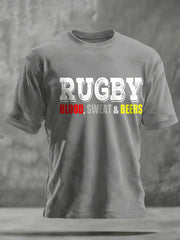 Unisex Rugby Lover Printed T-shirt