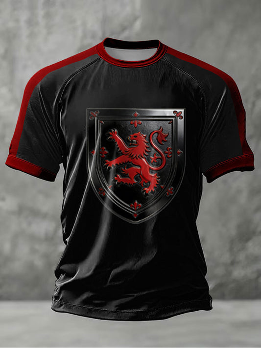 Men's UK Football Lover Scotland Printed short sleeve t-shirt