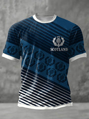 Men's Scotland Rugby Lover Printed T-shirt