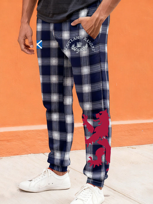 Men's Scotland Rugby Lover Printed Pants