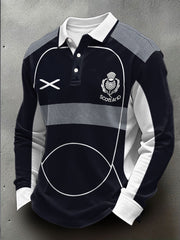 Men's Scotland Rugby Lover Printed Casual Tops