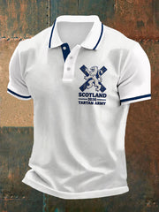 Men's UK Football Lover Scotland 2026 Printed polo shirt