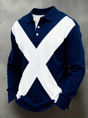 Men's Scotland Rugby Lover Printed Casual Tops