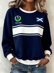 Women's Scotland Rugby Lover Printed Sweatshirt