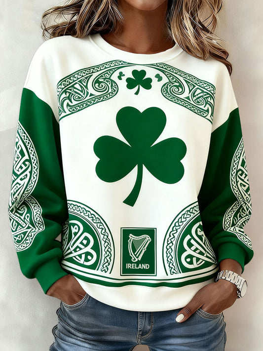 Women's Ireland Rugby Lover Printed Sweatshirt